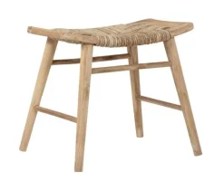 Clearance MUST Living Krukje Rex Teakhout, 55 x 42cm Naturel