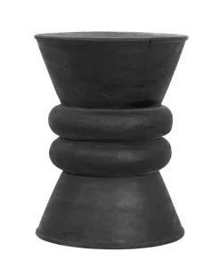 Clearance MUST Living Krukje/Bijzettafel Ring Ring Suarhout, kleur Zwart