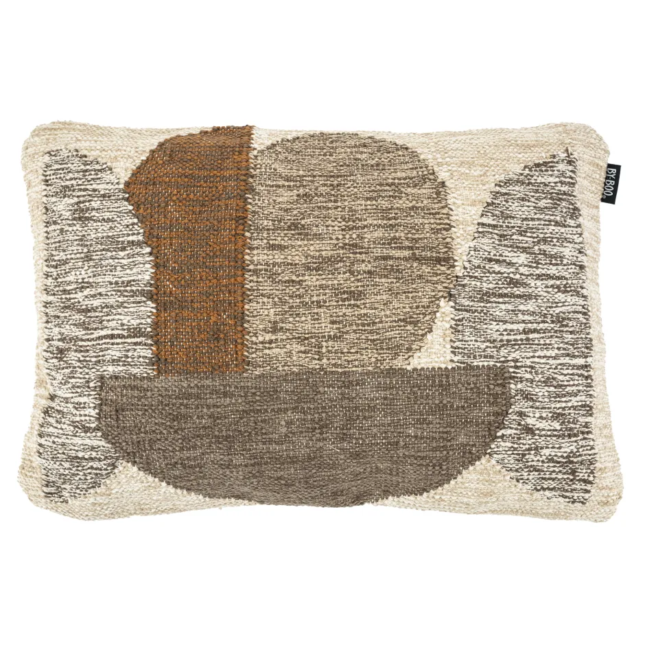 Outlet By-Boo Kussen Art 40 x 60cm, kleur Bruin