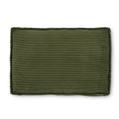 Discount Kave Home Kussen Blok Rib, kleur Donkergroen