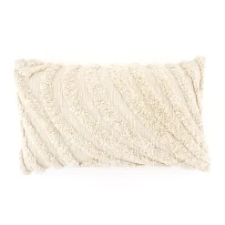 Outlet By-Boo Kussen Sabi 30 x 50cm, kleur Off White