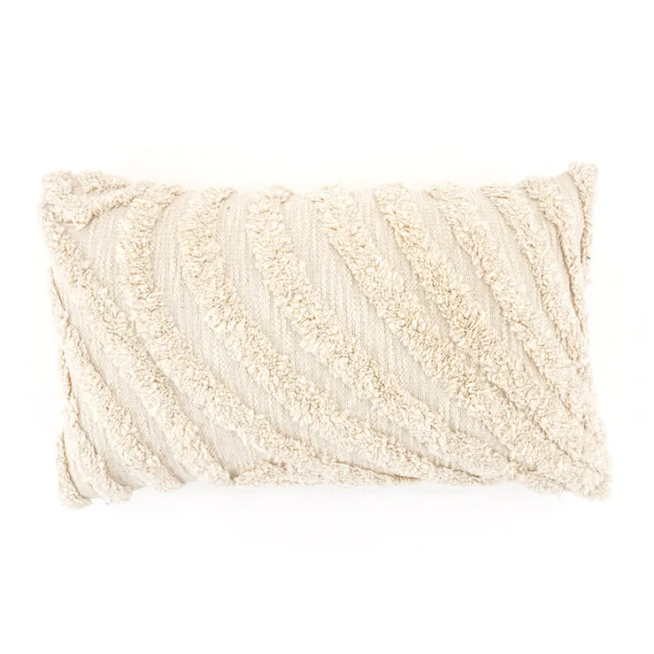 Outlet By-Boo Kussen Sabi 30 x 50cm, kleur Off White