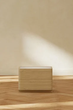 Clearance Nohr Ladekast / Dressoir Lotte Met 2 laden, 50cm, kleur Naturel