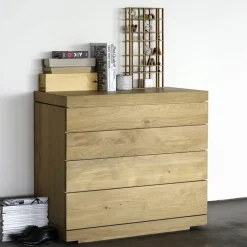 New Ethnicraft Ladekast Burger Geolied Eikenhout, 100cm