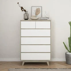 Best Artistiq Living Ladekast Gonzalo kleur Naturel/Wit