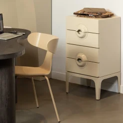 Online WOOOD Ladekast Merge Met 4 lades, kleur Greige