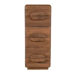 Outlet Eleonora Ladekast Murphy Mangohout, Met 6 lades Bruin