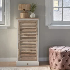 Clearance Rivièra Maison Ladekast Pacifica Mangohout, 115 x 55cm White