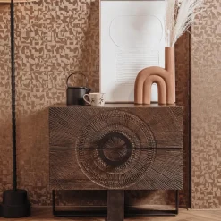 Discount Tower Living Ladekast Padua Mangohout, Met 2 laden