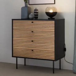 Discount Artistiq Living Ladekast Sega Eiken, 80cm