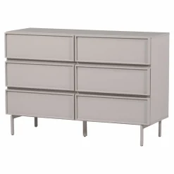 WOOOD Ladekast Tours Met 6 laden, kleur Zand