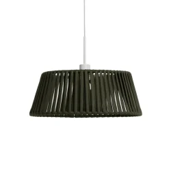 New Kave Home Lampenkap Aldet Plat Geweven touw, 46cm