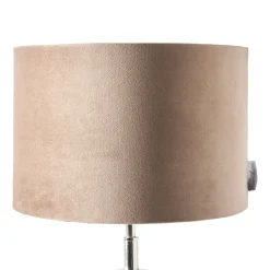 Hot Rivièra Maison Lampenkap Cylinder Velvet, kleur Zand Sand