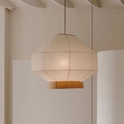 Sale Kave Home Lampenkap Hila Papier Wit