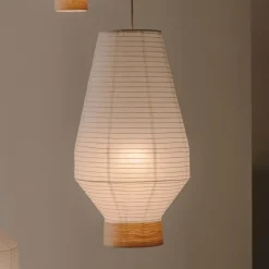 Hot Kave Home Lampenkap Hila Papier, Ø30cm Wit