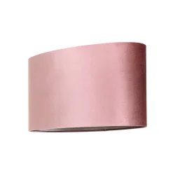 Outlet Richmond Interiors Lampenkap Old Rose Velvet Roze