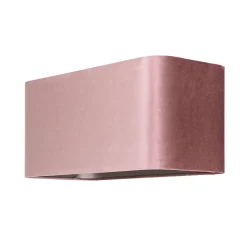 Outlet Richmond Interiors Lampenkap Old Rose Velvet Roze