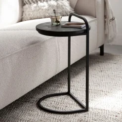 Hot DTP Home Laptoptafel Soho Betonlook, 35cm, kleur Zwart