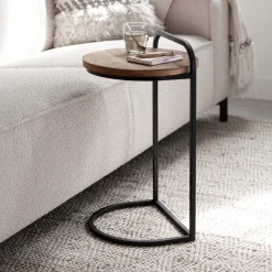 Outlet DTP Home Laptoptafel Soho Teakhout, 35cm