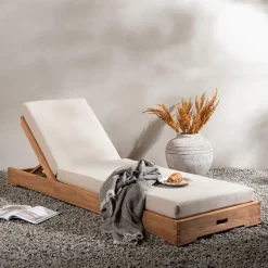 Nohr Ligbed Amberia Teakhout Naturel