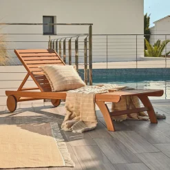 Best Kave Home Ligbed Beila, kleur Naturel