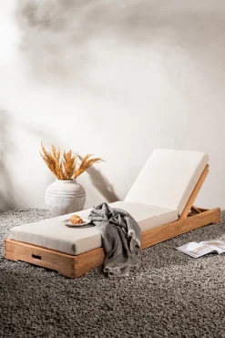 New Nohr Ligbed Densie Teakhout Naturel