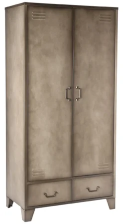 Outlet LABEL51 Lockerkast Fence 2-deurs Vintage Metaal