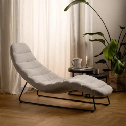 Bendt Lounge Fauteuil Tiago Bouclé, kleur Beige