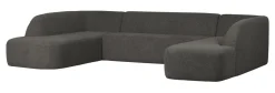 Discount WOOOD Lounge U-Bank Sloping Chenille