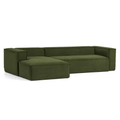 Outlet Kave Home Loungebank Blok Rib, 330cm