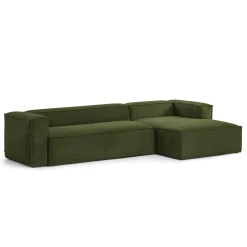 Outlet Kave Home Loungebank Blok Rib, 330cm