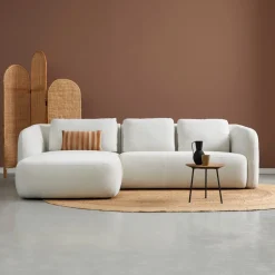 Sale PEPP Interiors Loungebank Cloud 285cm, Bouclé, kleur Off White