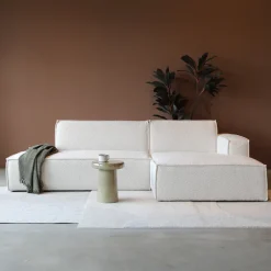 Online PEPP Interiors Loungebank Enzo 280cm, Bouclé, kleur Naturel