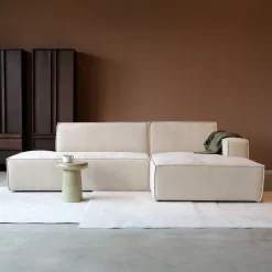 PEPP Interiors Loungebank Enzo 280cm, Linnen look, kleur Beige