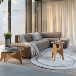 New Zuiver Loungebank Fat Freddy Rib, kleur Caramel