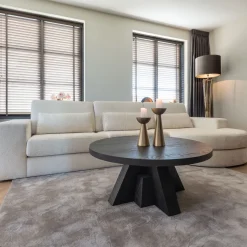 Online Richmond Interiors Loungebank Felix Chenille, kleur Wit