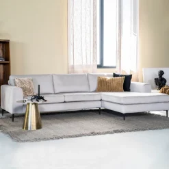 New SEVN Loungebank Kirsten Rib, kleur Concrete