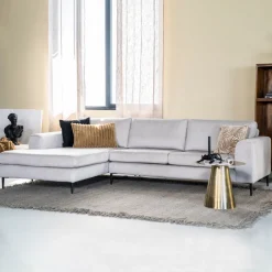 New SEVN Loungebank Kirsten Rib, kleur Concrete