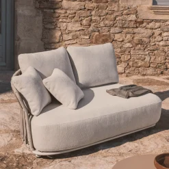 Outlet Kave Home Loungebank Osani 2-zits module, kleur Beige/Taupe