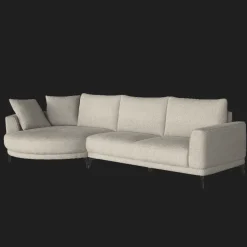 Clearance Tower Living Loungebank Prescot 323cm, Gemêleerde stof