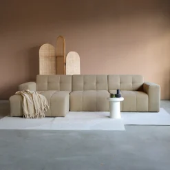 Online PEPP Interiors Loungebank Wave 305cm, kleur Bruin