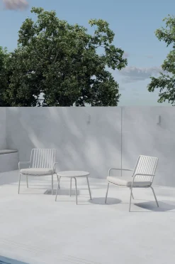 Discount Nohr Loungeset Gared Met 2 stoelen en tafel, kleur Beige