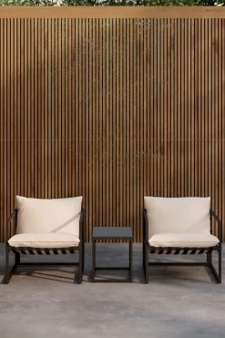 Outlet Nohr Loungeset Kandie Met 2 loungestoelen en tafel