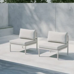 Online Nohr Loungeset Lasheka Middenmodule, kleur Beige