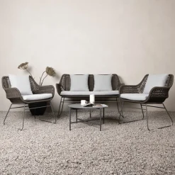 Outlet Nohr Loungeset Missie Met bank, 2 loungestoelen en tafel