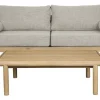Clearance Dutchbone Loungeset Oasis Acaciahout en touw, Met tuinbank en loungetafel