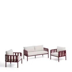 Best Kave Home Loungeset Omala Met 2-zitsbank en 2 fauteuils