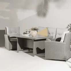 Online Nohr Loungeset Sanuel Met bank, 2 loungestoelen en tafel