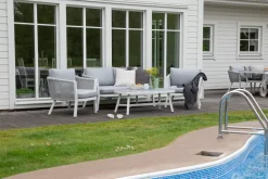 Best Nohr Loungeset Sauel Met bank, 2 stoelen en tafel