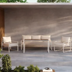 Sale Nohr Loungeset Sharise Met bank, 2 loungestoelen en hoge tafel